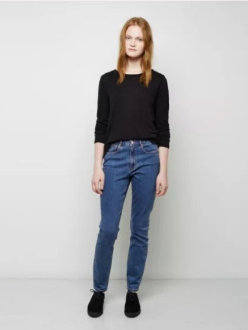 A.P.C NWT "High Standard" Mid Rise slim fit straight  jeans Sz 27/29